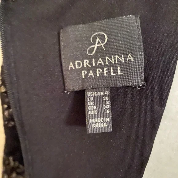 Adrianna Papell Black Lace Dress - Picture 5 of 6